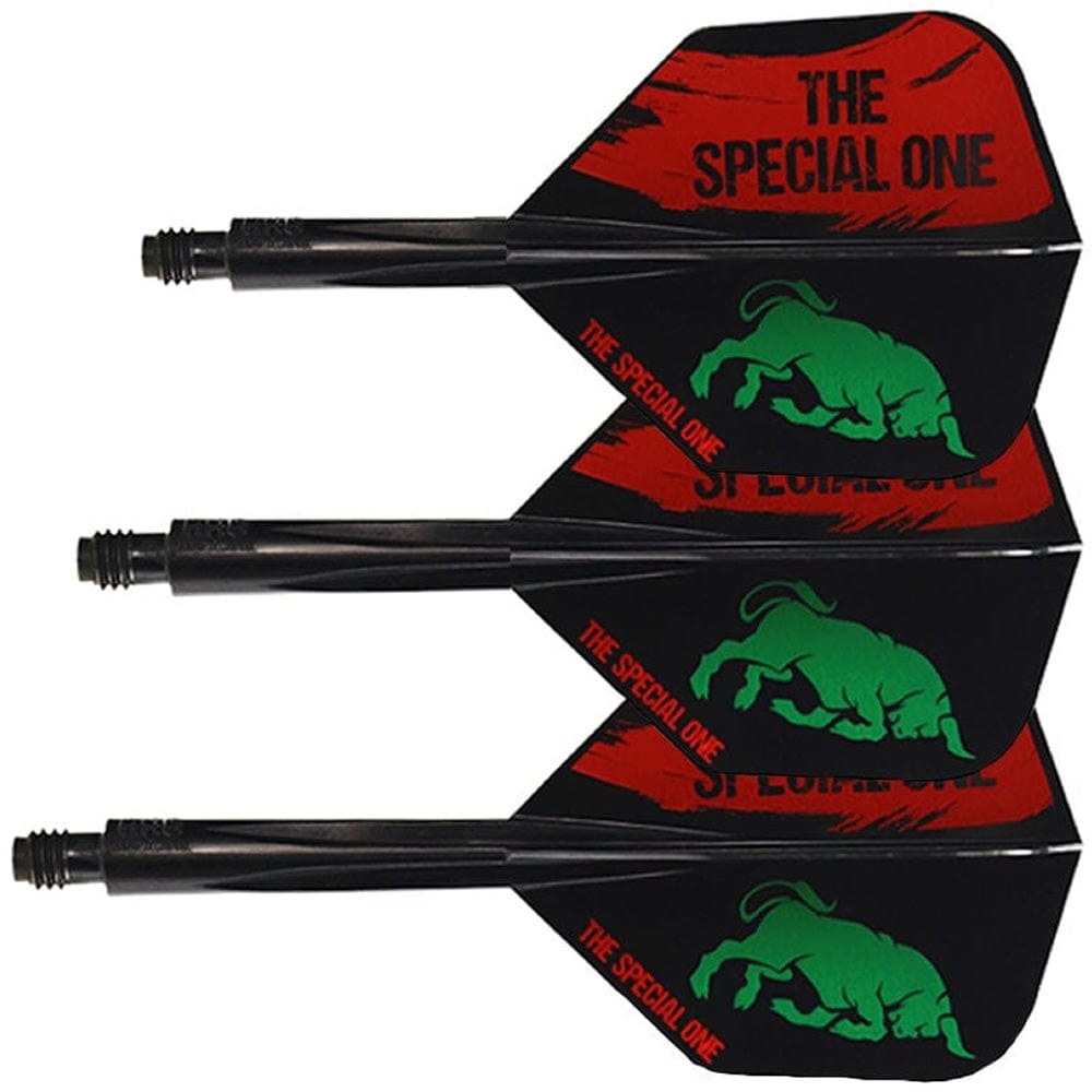 Condor AXE Dart Flights - Jose De Sousa - Small - The Special One 2 - Black Short