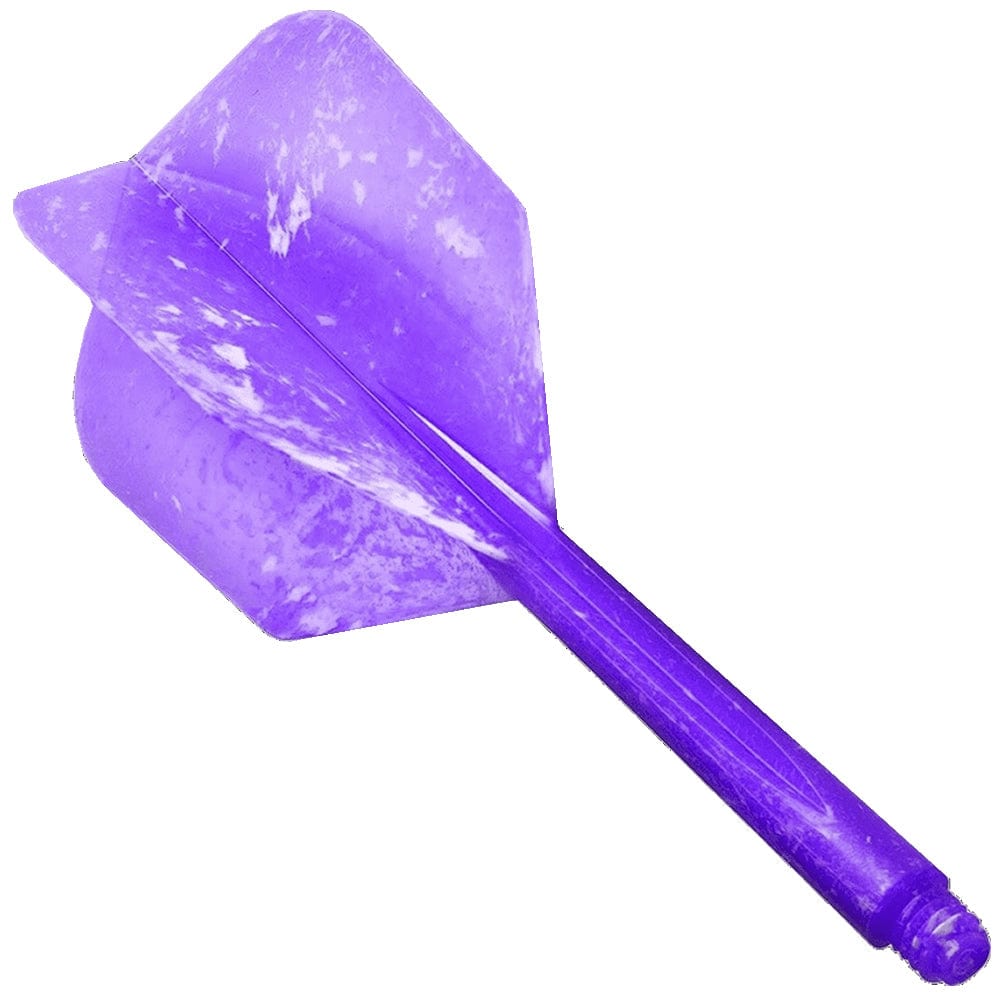 Condor Dart Flights - Zero Stress - Small - Marble - Purple Short