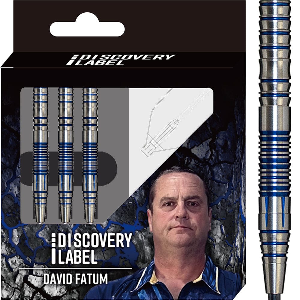*Cosmo Darts - Discovery Label - Steel Tip - David Fatum - Blue - 21g 21g