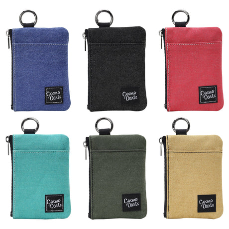 *Cosmo Darts Multi Pouch Dart Case Holder - Denim