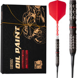 Cuesoul Motorcycle Darts - Soft Tip Tungsten - Handlebar Grip - Hope Ring - Red 20g