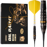 Cuesoul Motorcycle Darts - Soft Tip Tungsten - Spokes - Hope Ring - Yellow 20g