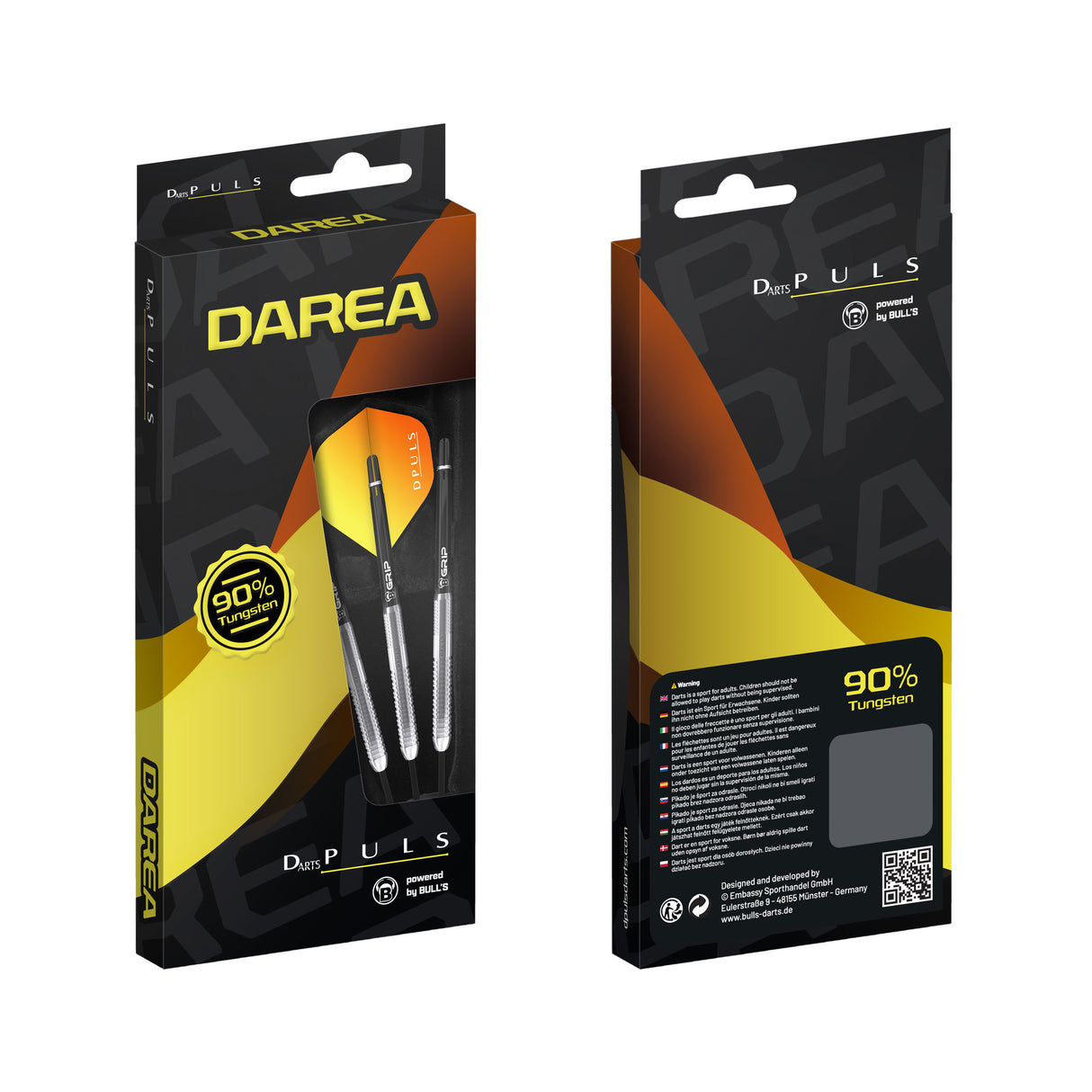 DPuls Darea Darts - Stahlspitze - 90% Tungsten