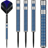 *Darts Corner Blue Menace Darts - Steel Tip Tungsten - Blaue Ringe