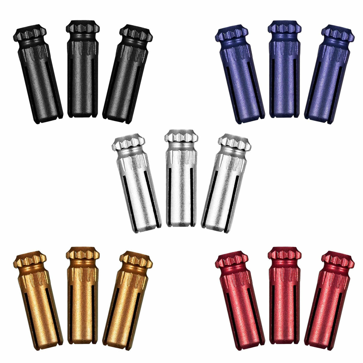 Designa - Dart Flight Protectors - Anodised Alloy