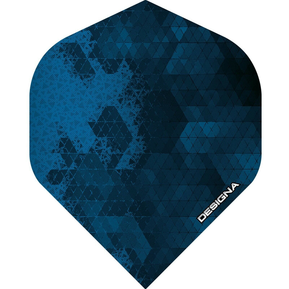 Designa Rock Dart Flights - 100 Micron - No2 - Std Aqua Blue