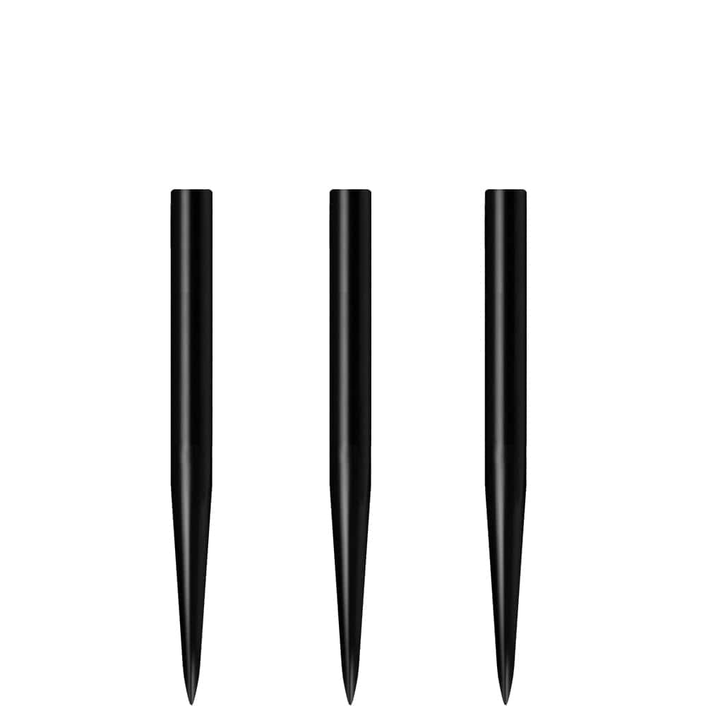 *Designa Spare Points - for Steel Tip Darts - Smooth - Black 25mm