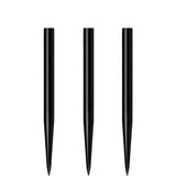 *Designa Ersatzspitzen – für Darts mit Stahlspitze – glatt – Schwarz