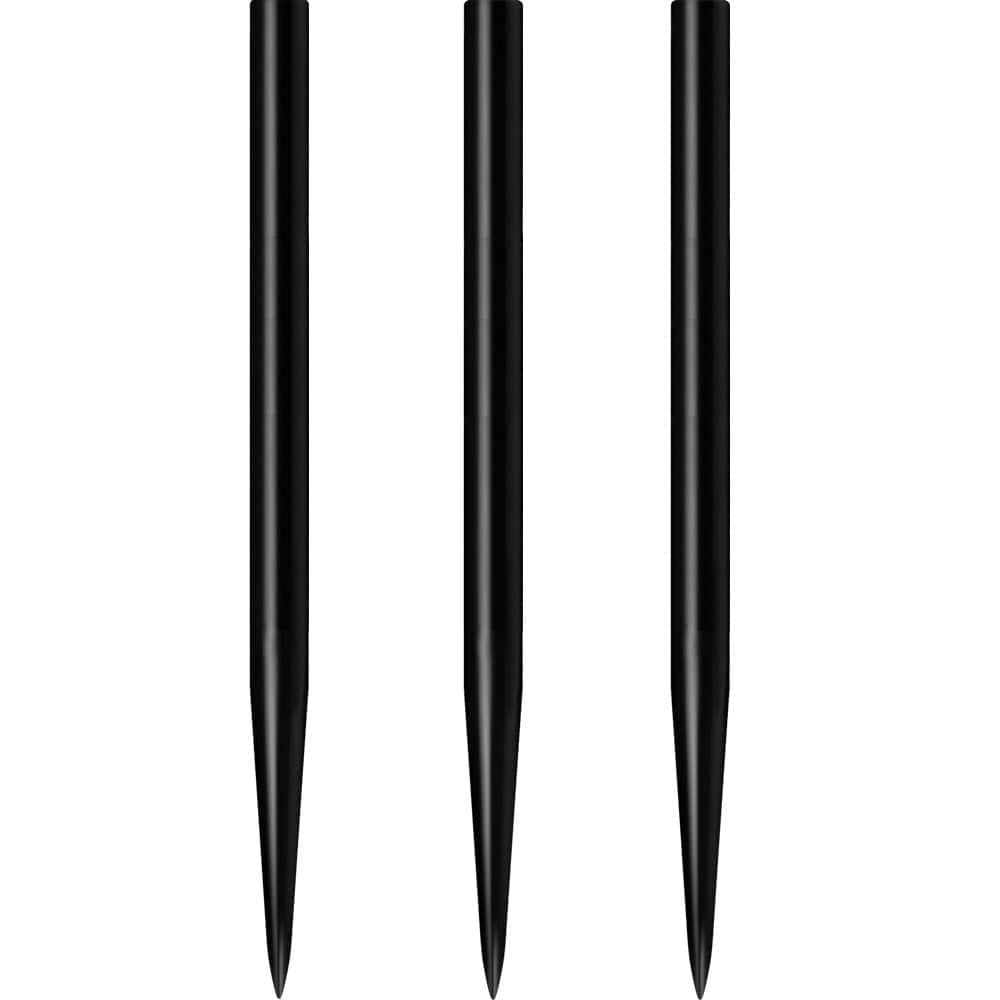 *Designa Spare Points - for Steel Tip Darts - Smooth - Black 38mm