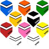 *Dart Flights - V180 Transparent - Chevron - Std