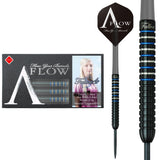 Dynasty - A Flow - Steel Tip Darts - Black Line - Fallon Sherrock - Blue Ring - Fallon 4S - 23g 23g