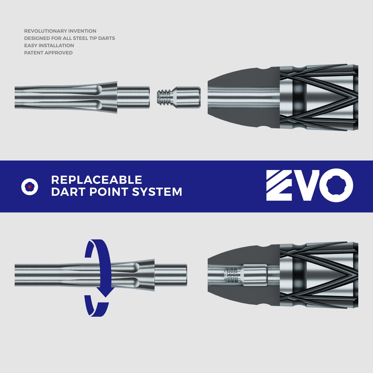 Caliburn Matrix:Reboot Darts - Stahlspitze - 95% Tungsten - M1