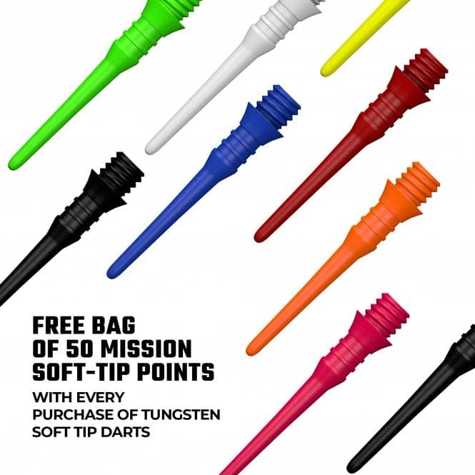 **Free** Pack Of Mission Soft Tip Points