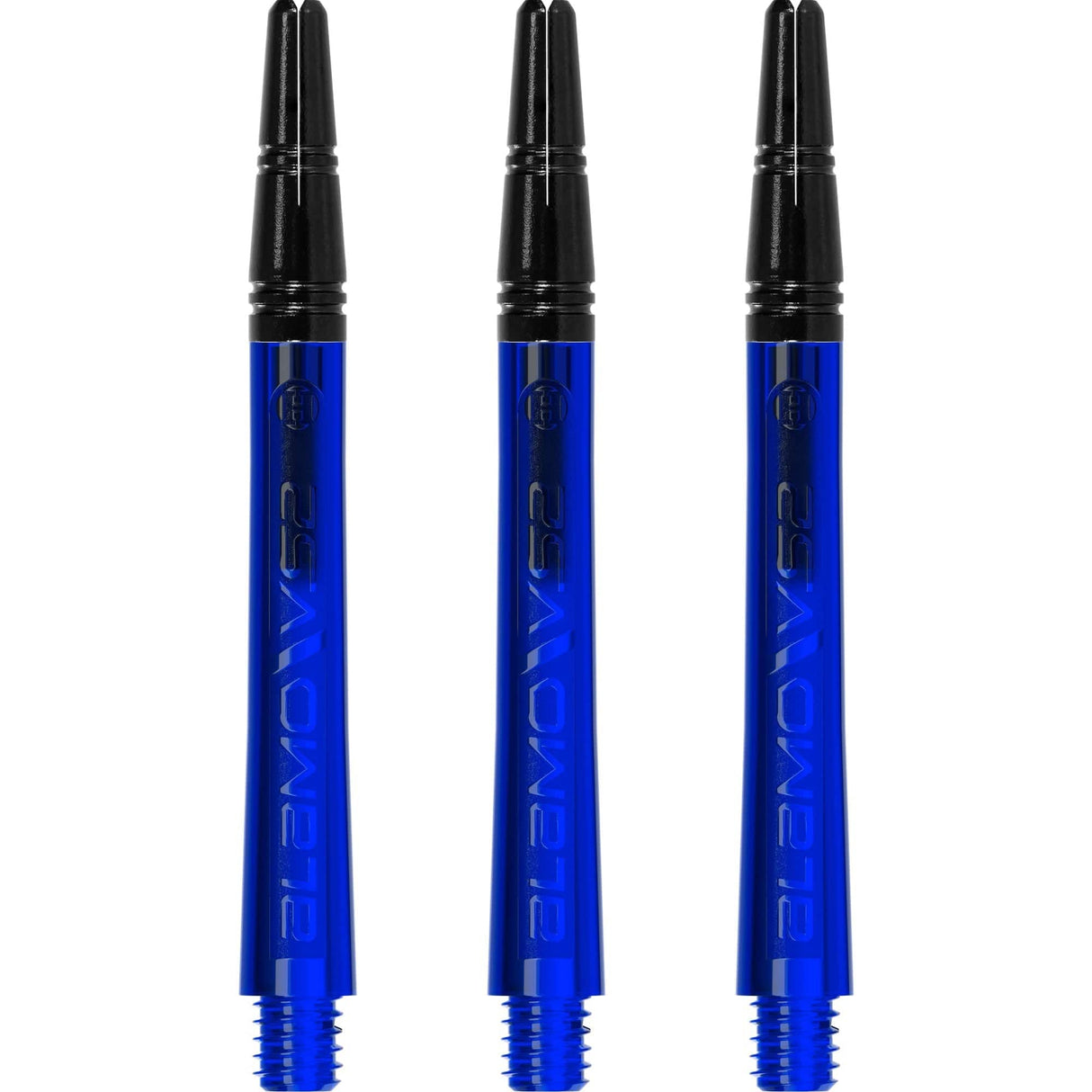 Harrows Alamo VS2 Dart Shafts - Polycarbonate - Black Aluminium Top - Blue Medium