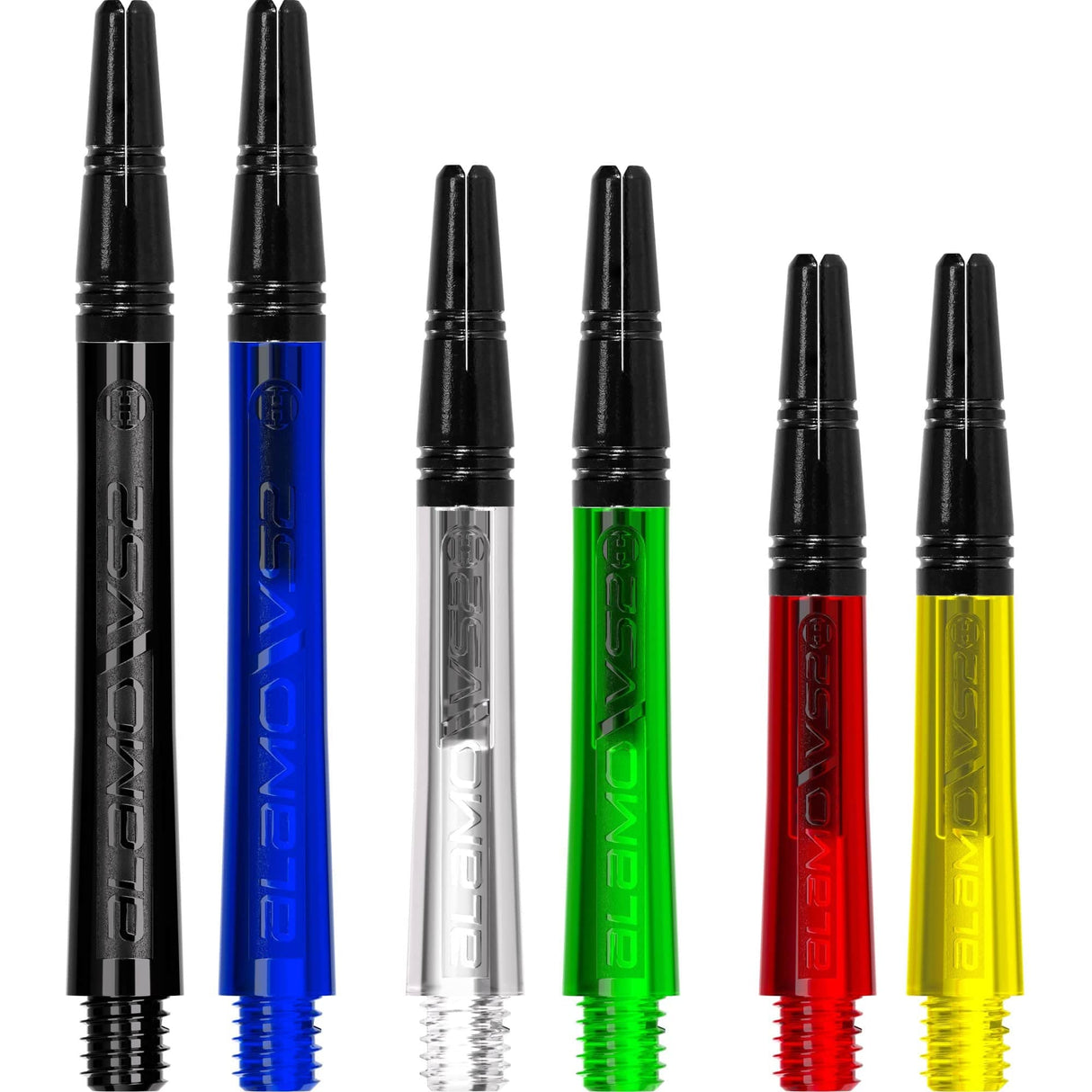 Harrows Alamo VS2 Dart Shafts - Polycarbonate - Black Aluminium Top - Blue