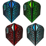 Harrows Silika Dart Flights - Tough Crystaline Coated - Std - No6 - Colourshift-X
