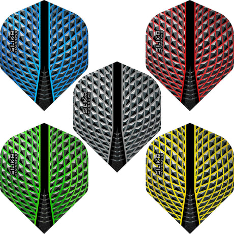 Harrows Silika Dart Flights - Tough Crystaline Coated - Std - No2