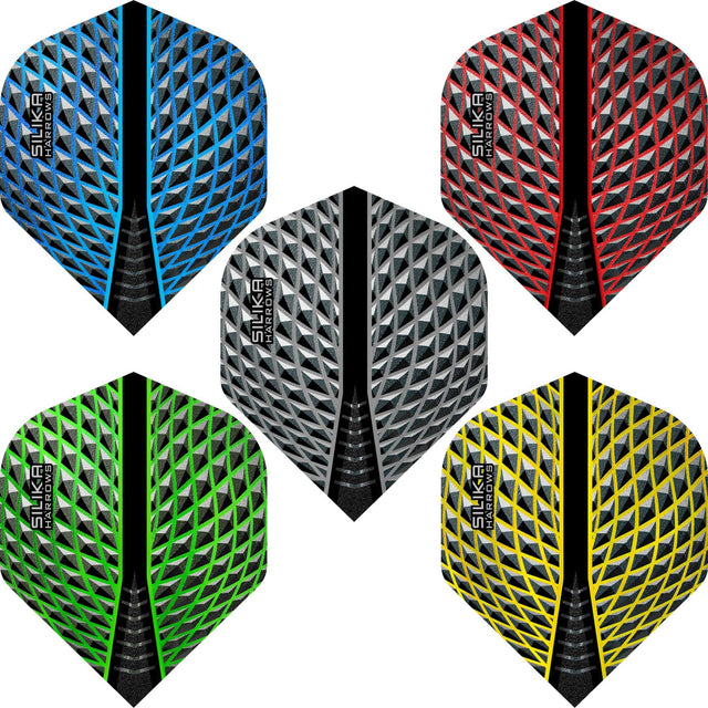 Harrows Silika Dart Flights - Tough Crystaline Coated - Std - No2