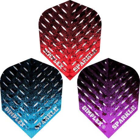 *Harrows Dart Flights - Std - Dimplex Sparkle - Fade