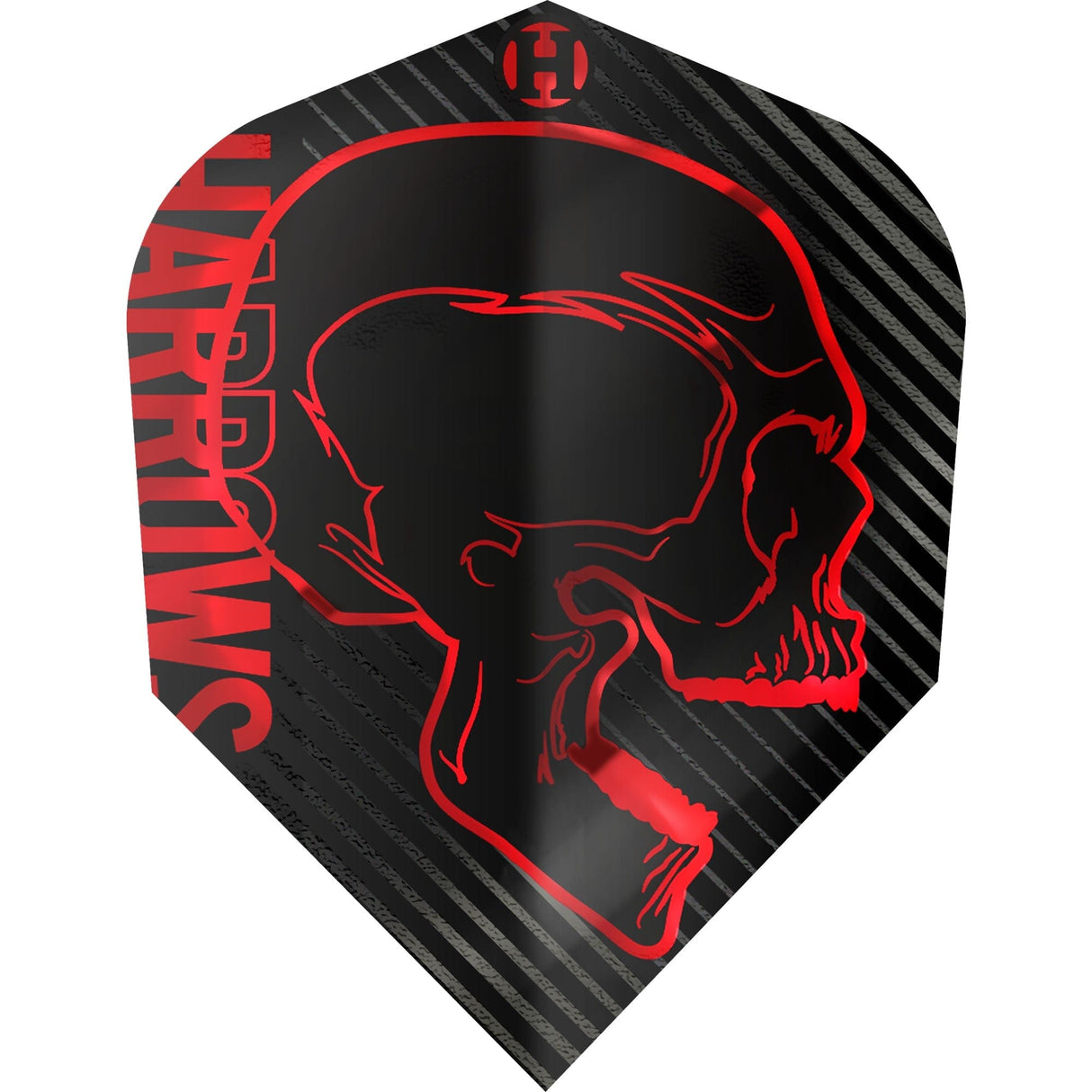 Harrows Rage Dart Flights - Std - No6 Red