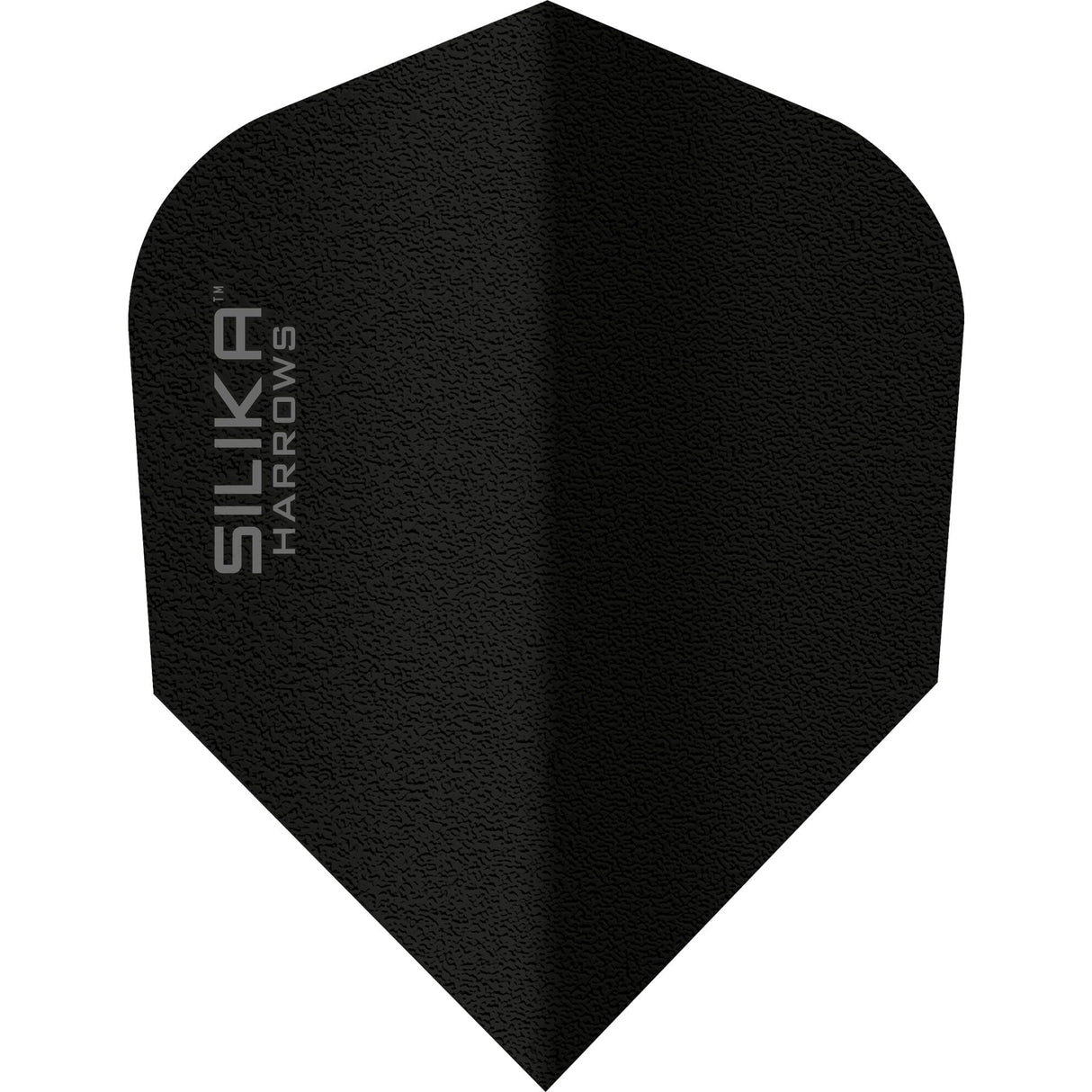 Harrows Silika Dart Flights - Tough Crystaline Coated - Std - No6 - Solid Colours Black