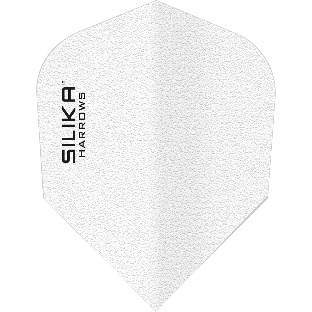 Harrows Silika Dart Flights - Tough Crystaline Coated - Std - No6 - Solid Colours White
