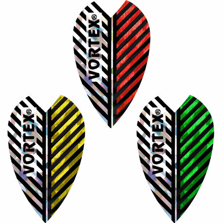 *Harrows Dart Flights - Vortex - Feather - Std - Silver