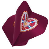 Heart of Midlothian FC - Official Licensed - Hearts - Dart Flights - No2 - Std - F1 - Crest