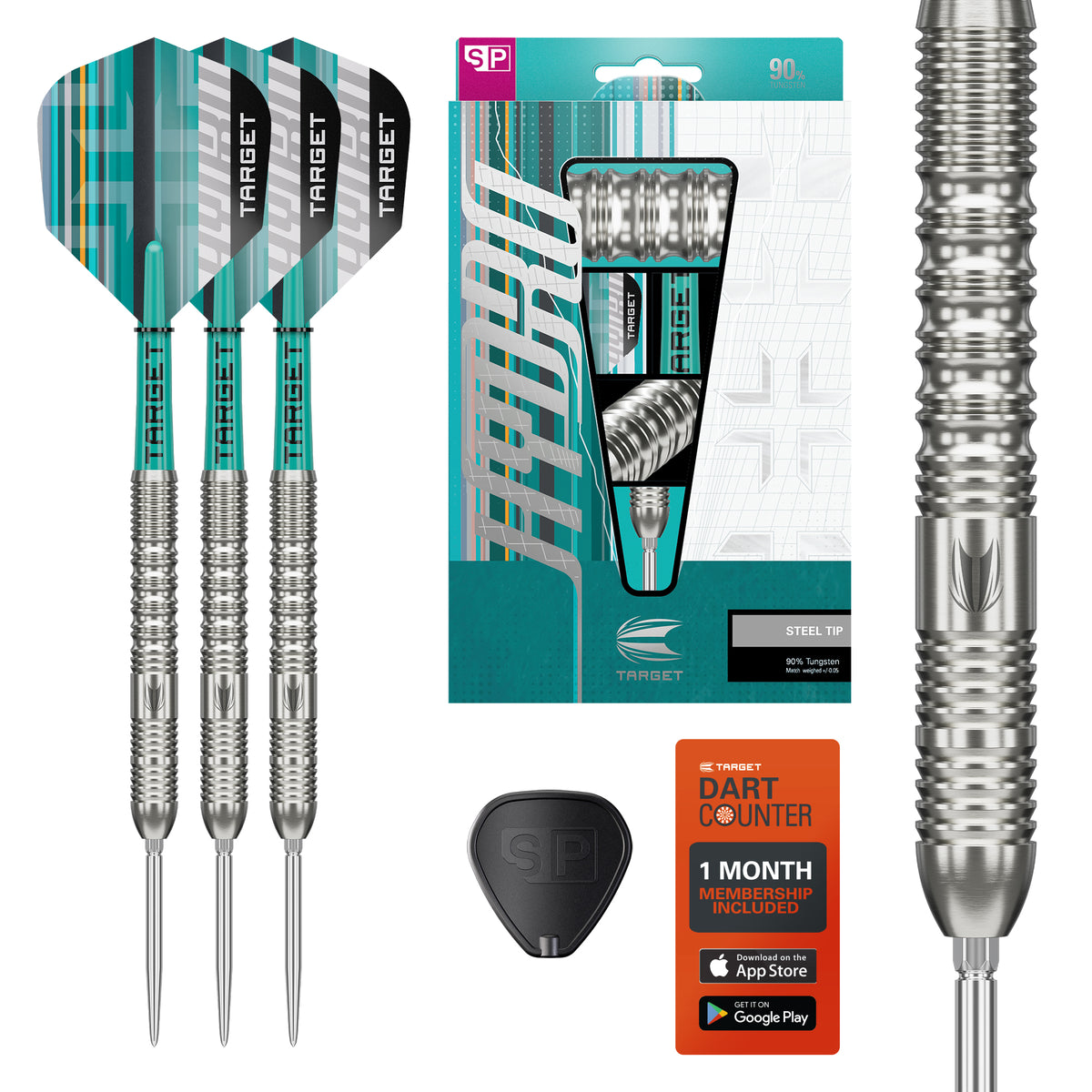 Target Hydro Darts - Stahlspitze - 90% Tungsten - 01