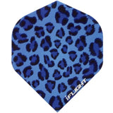 *Designa Dart Flights - iFlight - Extra Strong - Std - Blue Leopard