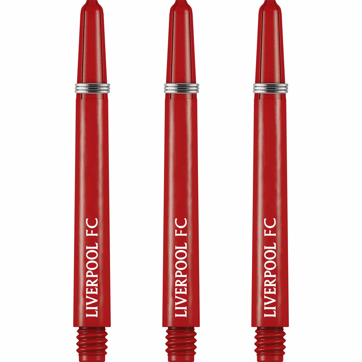 Liverpool FC Dart Shafts - Official Licensed - Dart Stems with Springs - LFC - Red Medium
