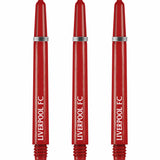 Liverpool FC Dart Shafts - Official Licensed - Dart Stems with Springs - LFC - Red Medium