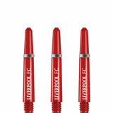 Liverpool FC Dart Shafts - Official Licensed - Dart Stems with Springs - LFC - Red Short