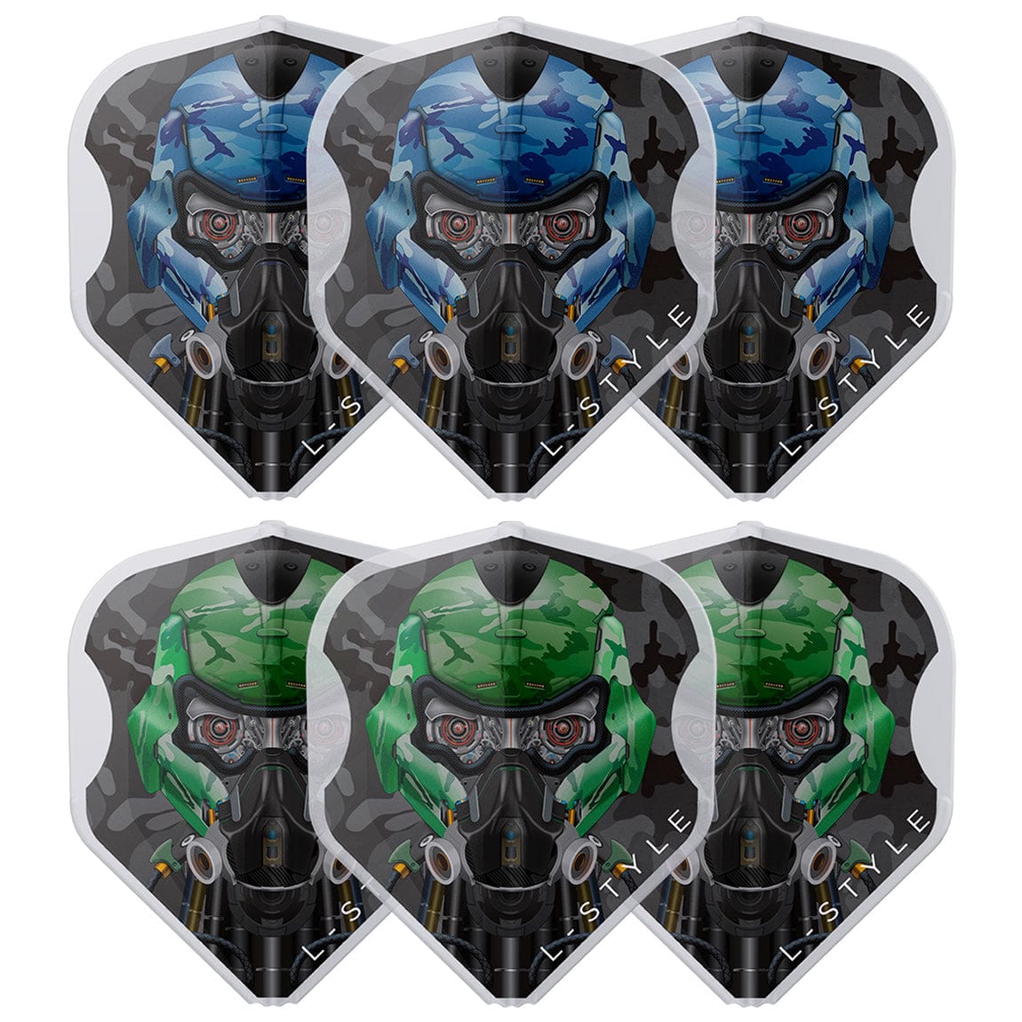 L-Style - EZ L-Flights - Integrated Champagne Ring - L1EZ - Berry van Peer v4 - Clear White