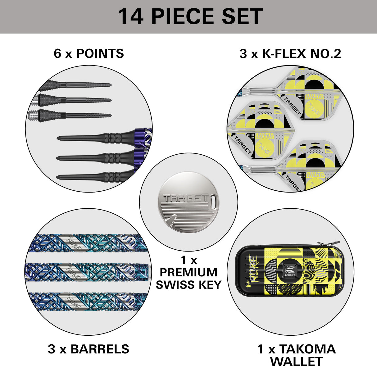 Target Luke Littler Darts - Welche Spitze - 95% Tungsten - Edge