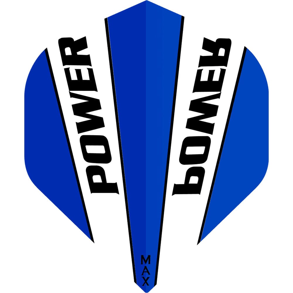 *McCoy Power Max Dart Flights - 150 Micron - No2 - Std - Transparent Blue