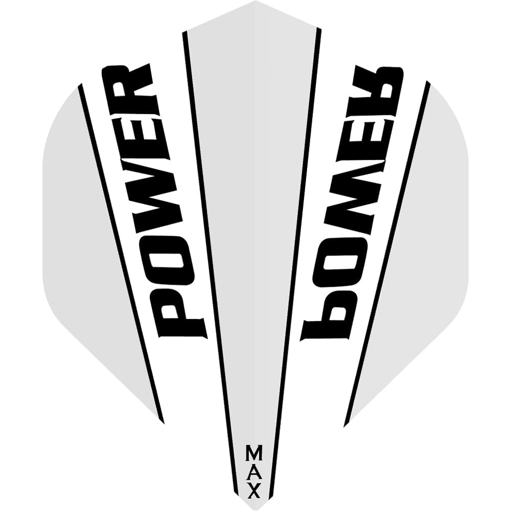*McCoy Power Max Dart Flights - 150 Micron - No2 - Std - Transparent Clear