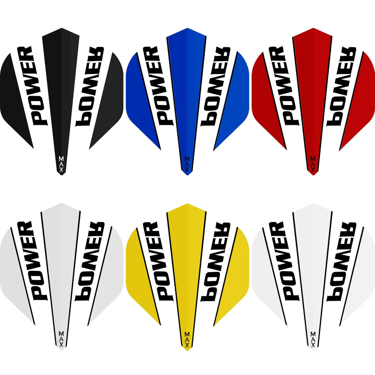 *McCoy Power Max Dart Flights - 150 Micron - No2 - Std - Transparent
