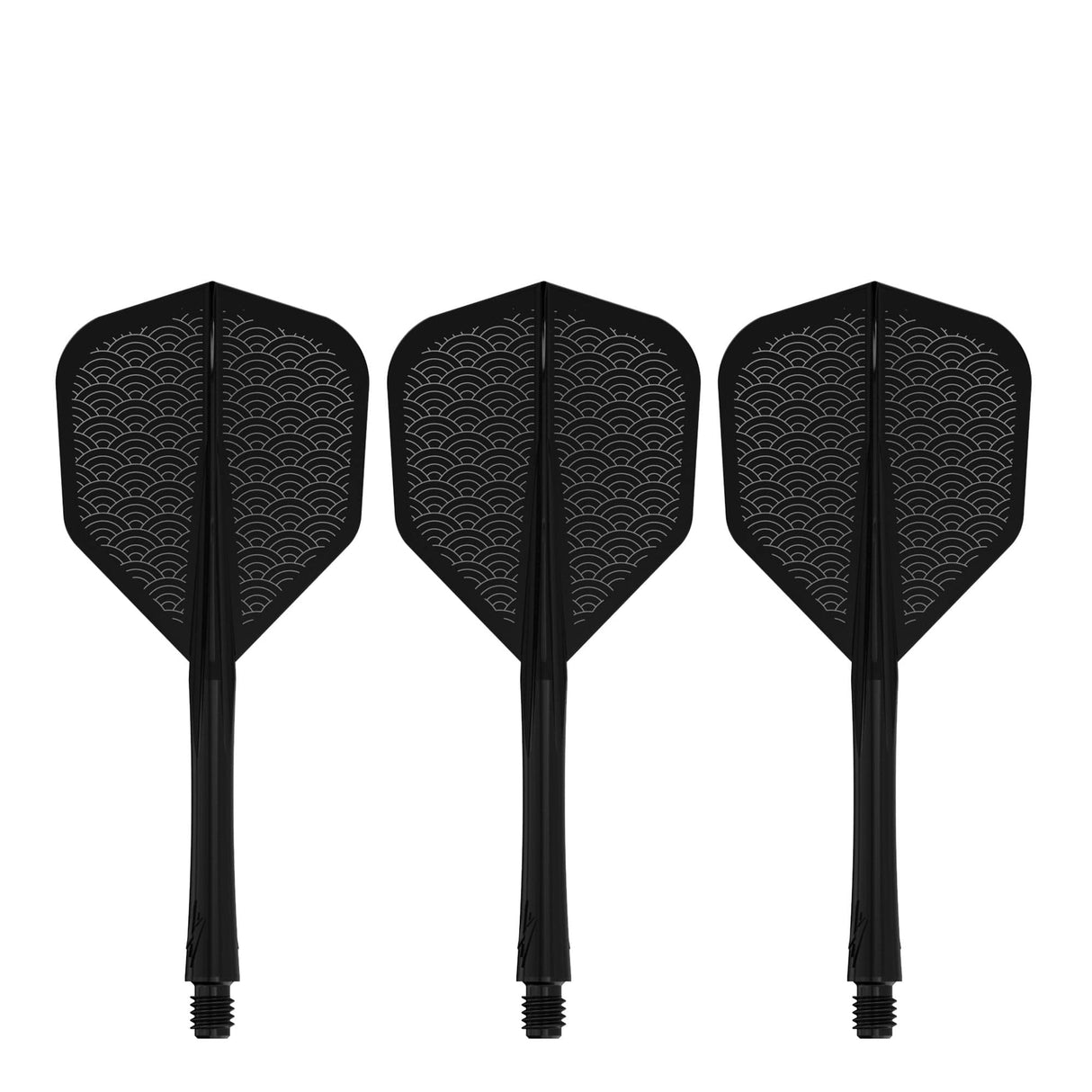 Caliburn SUP Flights - Moulded Shaft and Flight -  Standard No6 - Waves - Black