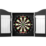 Mission Dartboard Cabinet - Nederland Design - Schwarz - Pinselstrich