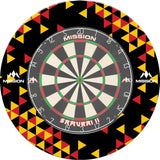 Mission Dartboard Surround - Deutschland Design - Black - Art Deco