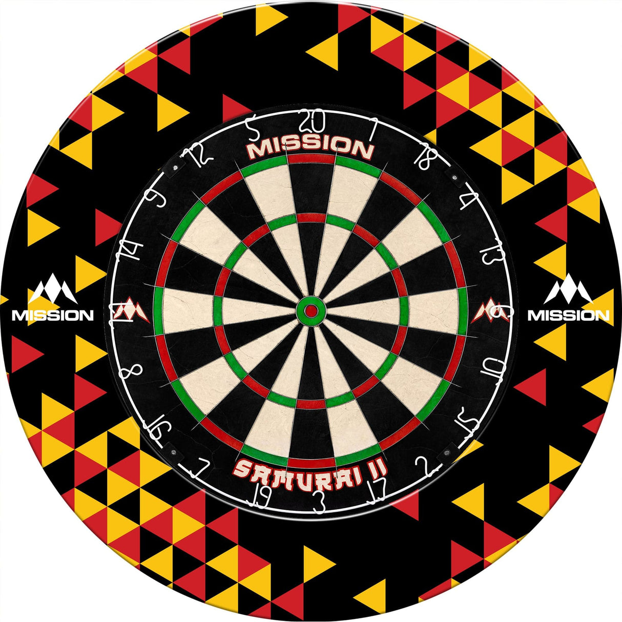 Mission Dartboard Surround - Deutschland Design - Black - Art Deco