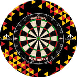 Mission Dartboard Surround - Deutschland Design - Black - Art Deco