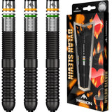 Mission Dylan Slevin Darts – Stahlspitze – 90 % – Schwarzes Titan – Ozeane