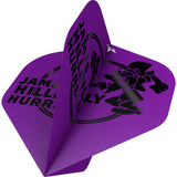 Mission Solo Dart Flights – 100 Mikron – Nr. 2 – Standard – James Hurrell – Lila – Hillbilly