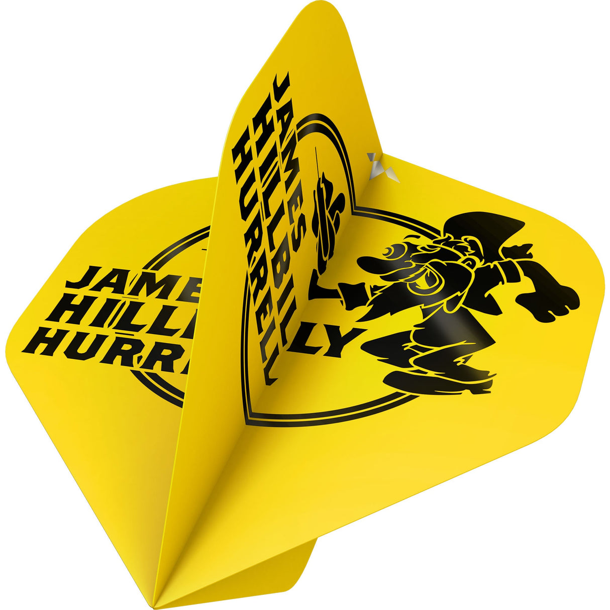 Mission Solo Dart Flights – 100 Mikron – Nr. 2 – Std – James Hurrell – Gelb – Hillbilly