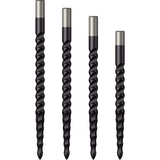 *Mission Lunar CS Dart Points - Spare Points - Rough Cut - Black