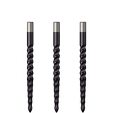 *Mission Lunar CS Dart Points - Spare Points - Rough Cut - Black 32mm