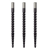 *Mission Lunar CS Dart Points - Spare Points - Rough Cut - Black 38mm