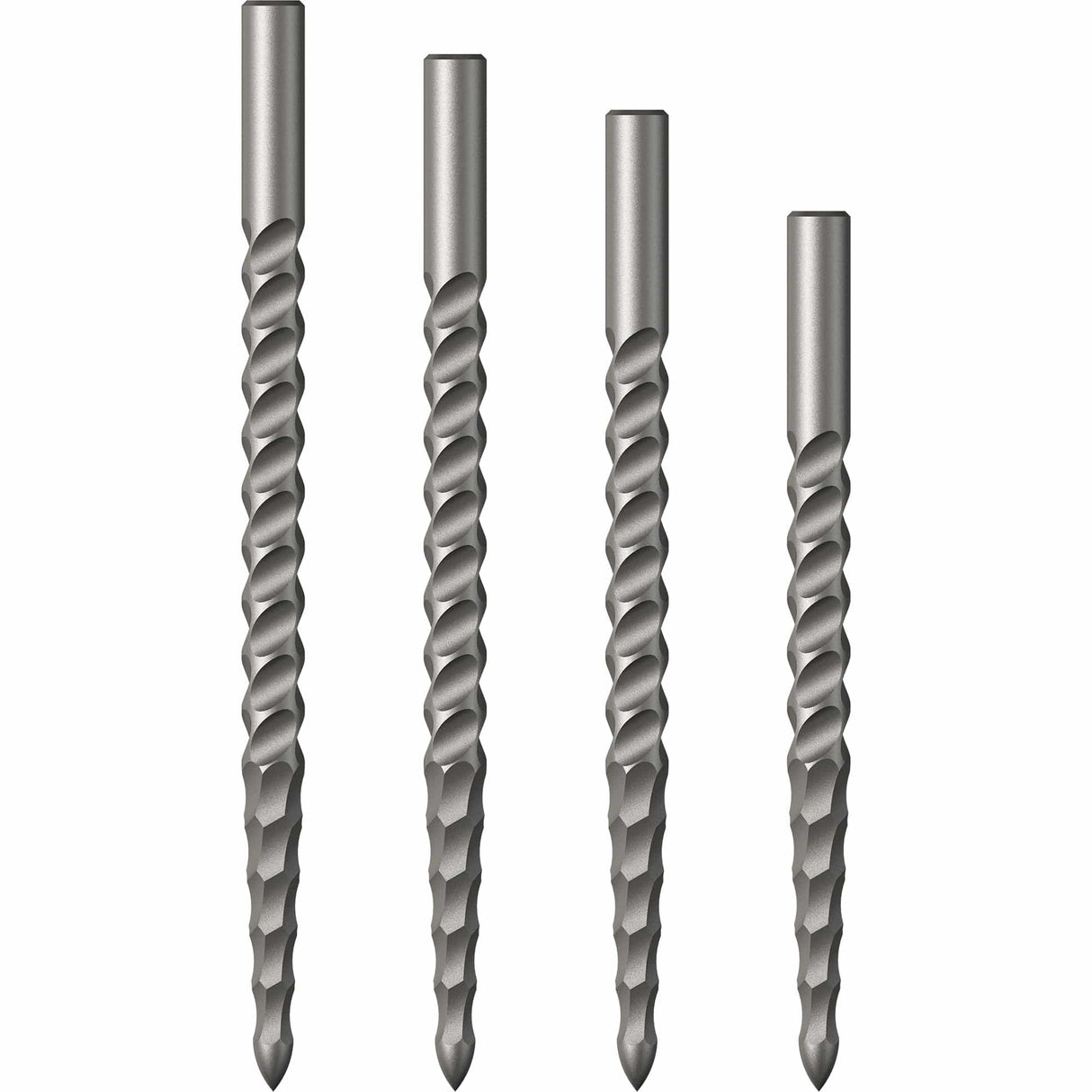 *Mission Lunar CS Dart Points - Spare Points - Rough Cut - Silver